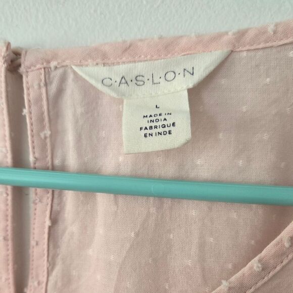 Caslon Dotted Sleeveless Blouse NWOT - Picture 2 of 4